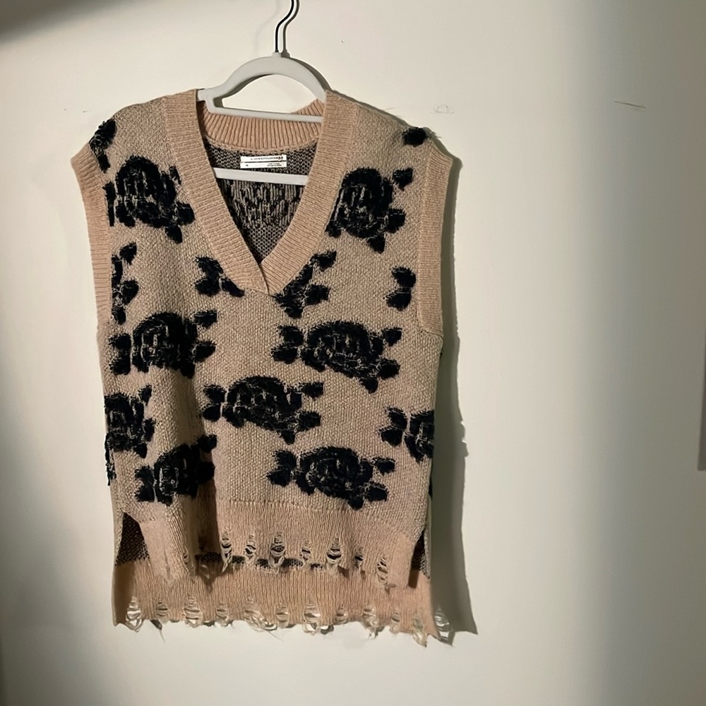 Floral Sweater Vest | Anthropologie
